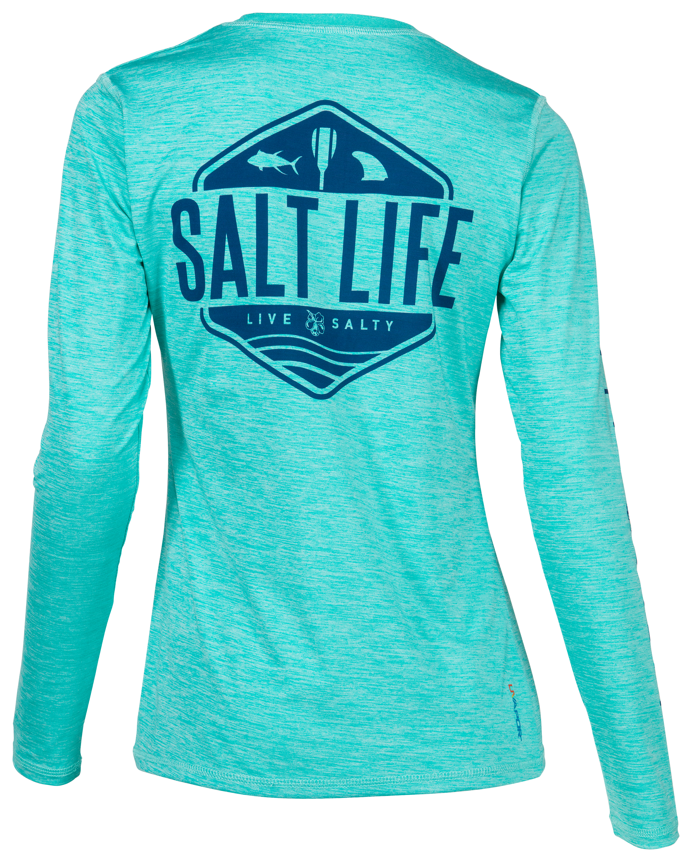 Salt Life Fish Paddle Board SLX Uvapor Performance Long-Sleeve T-Shirt ...